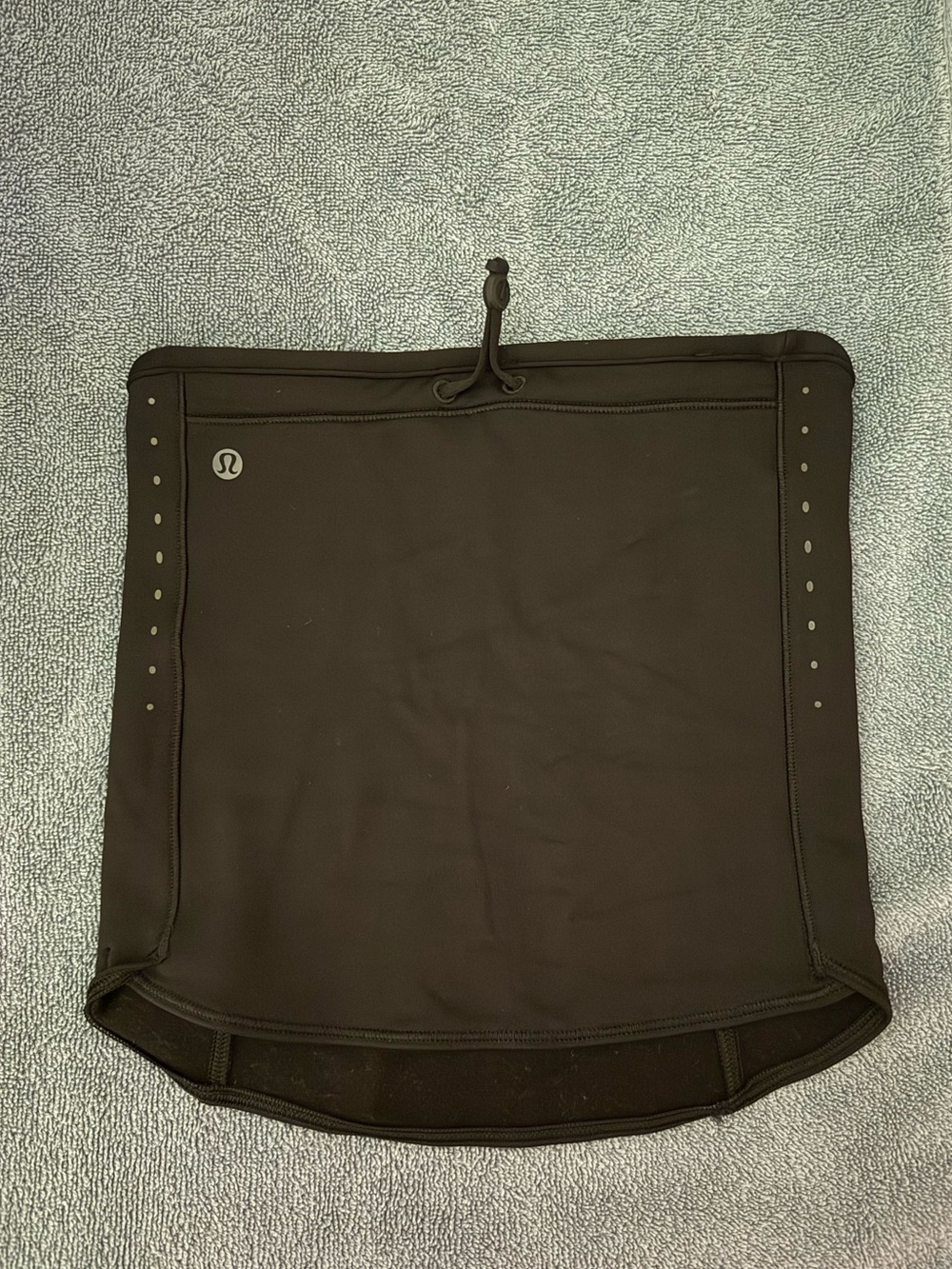 lululemon athletica Black Drawstring neck warmer